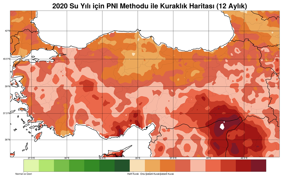 Türkiye Su Yılı ve Kuraklık Analizi